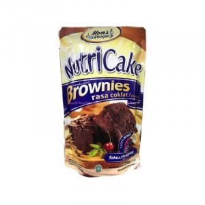 NUTRICAKE Chocolate Brownies Premix with Chocolate Chips No Mixer Needed 230g Halal